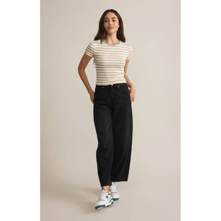 Z Supply Saxton Striped Rib Tee