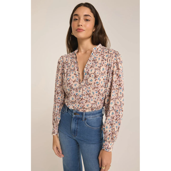 Z Supply Esme La Paz Floral Blouse