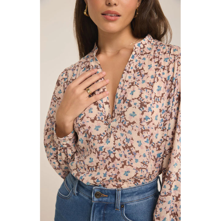 Z Supply Esme La Paz Floral Blouse