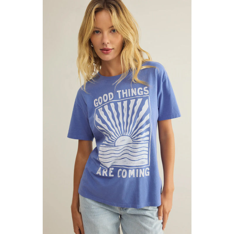 Z Supply Good Things Boyfriend Tee