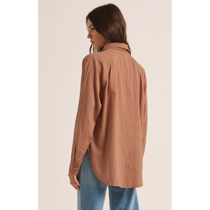 Z Supply The Perfect Linen Top