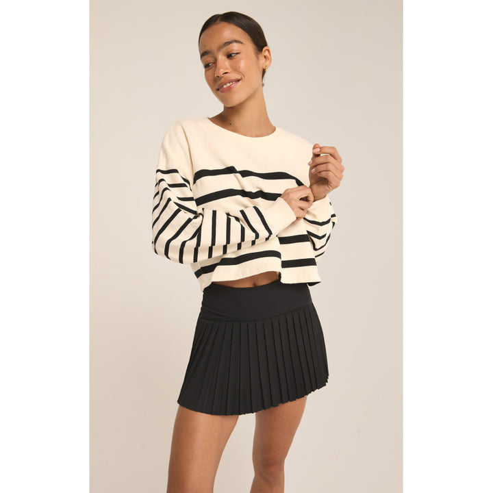 Z Supply Line Up Stripe Sweatshirt