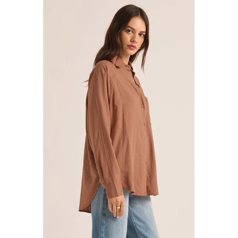 Z Supply The Perfect Linen Top