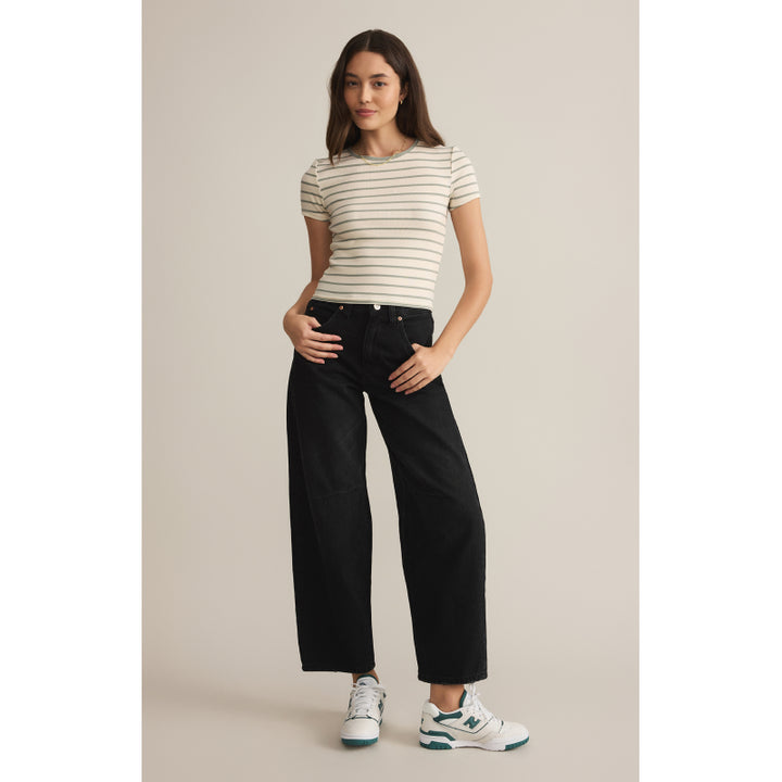 Z Supply Saxton Striped Rib Tee