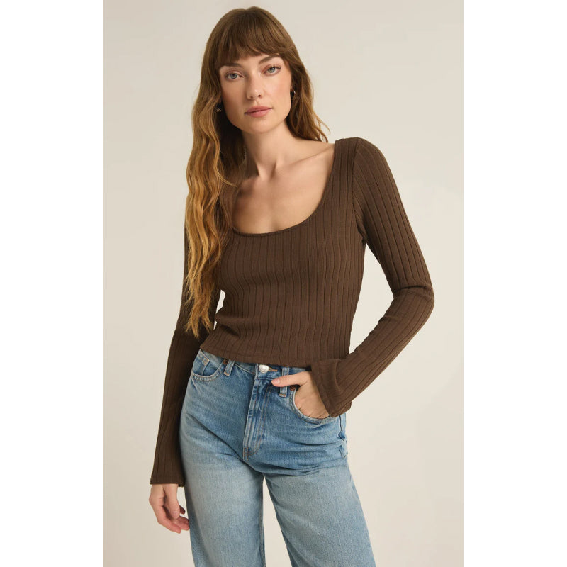 Z Supply Madeline Rib Top