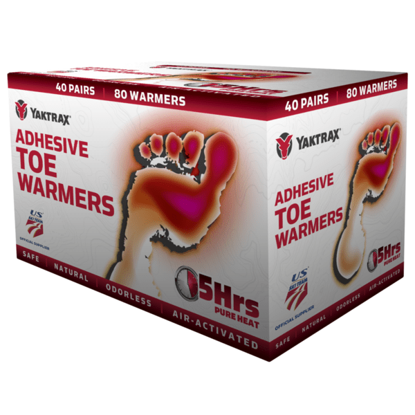 Yaktrax Adhesive Toe Warmers 1 Pack