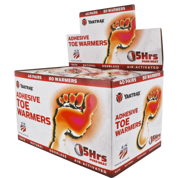 Yaktrax Adhesive Toe Warmers 1 Pack