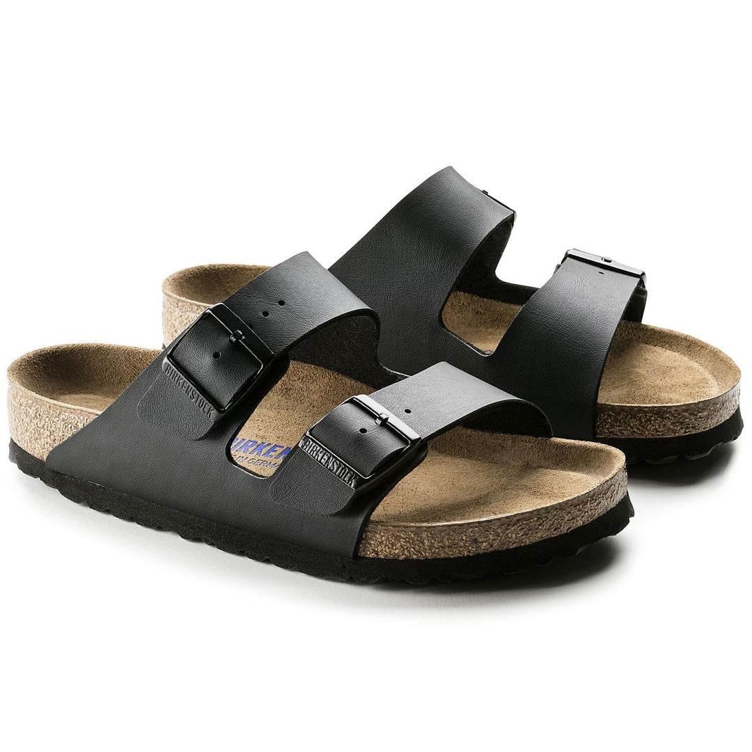 Birkenstock Arizona Noir Birko-Flor Sandales à semelle souple - Régulier