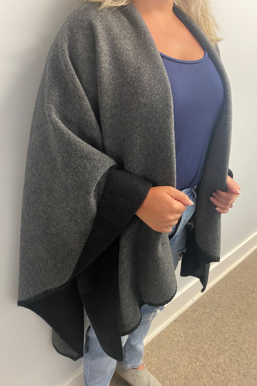 Canada Goose Reversible Woven Poncho