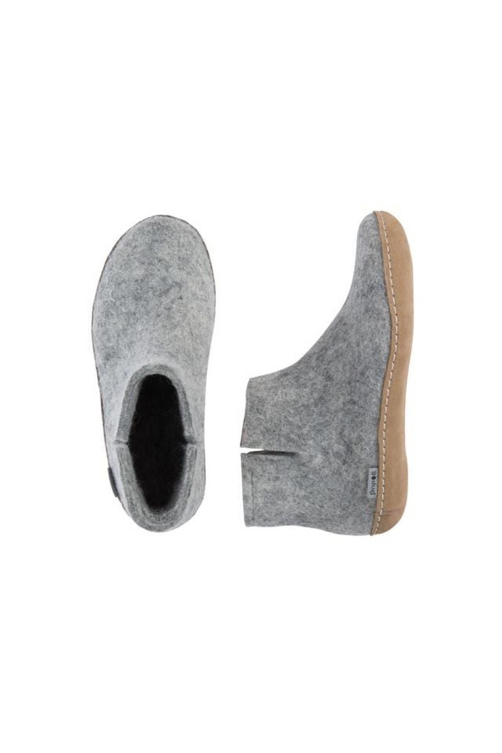 Glerups Boot - Leather - Grey
