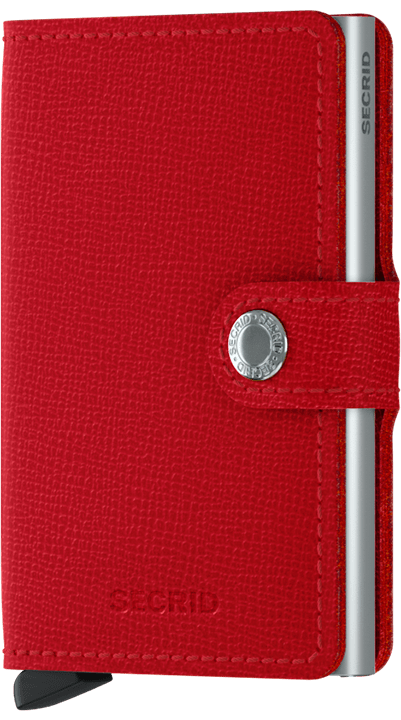Secrid Mini Wallet - Crisple Red