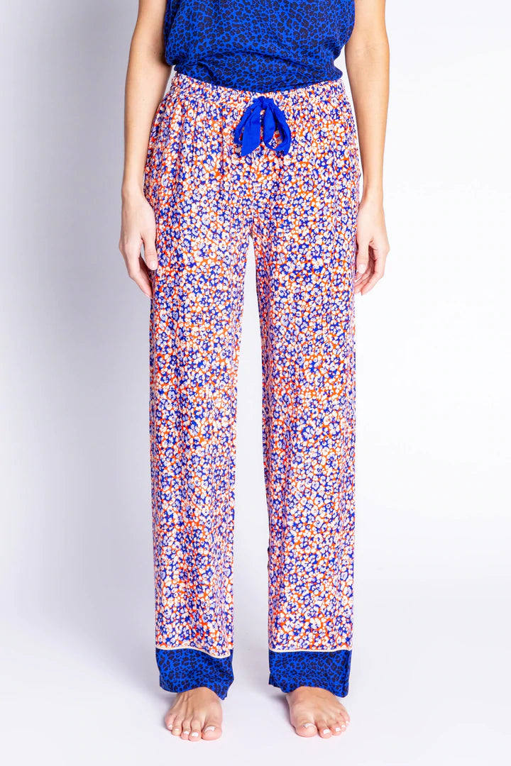 PJ Salvage - Pantalon à petites fleurs Blueberry Fields