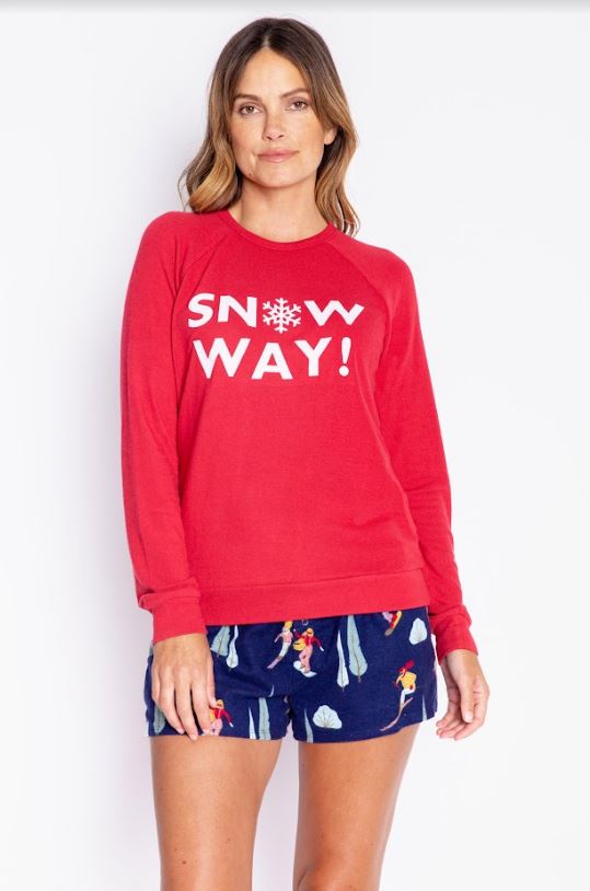 PJ Salvage Flannels Snow Way Long Sleeve