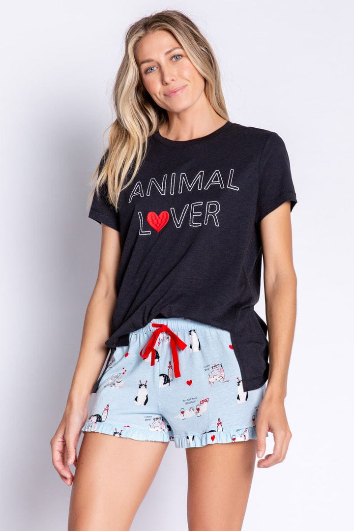 PJ Salvage Love Is A Four Legged Word Short Sleeve Top