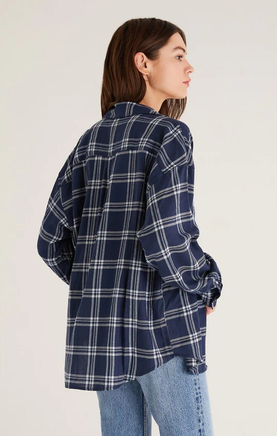 Z Supply Clio Plaid Button Up