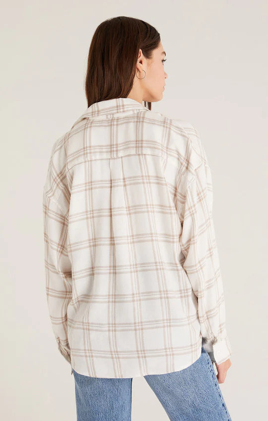 Z Supply Clio Plaid Button Up