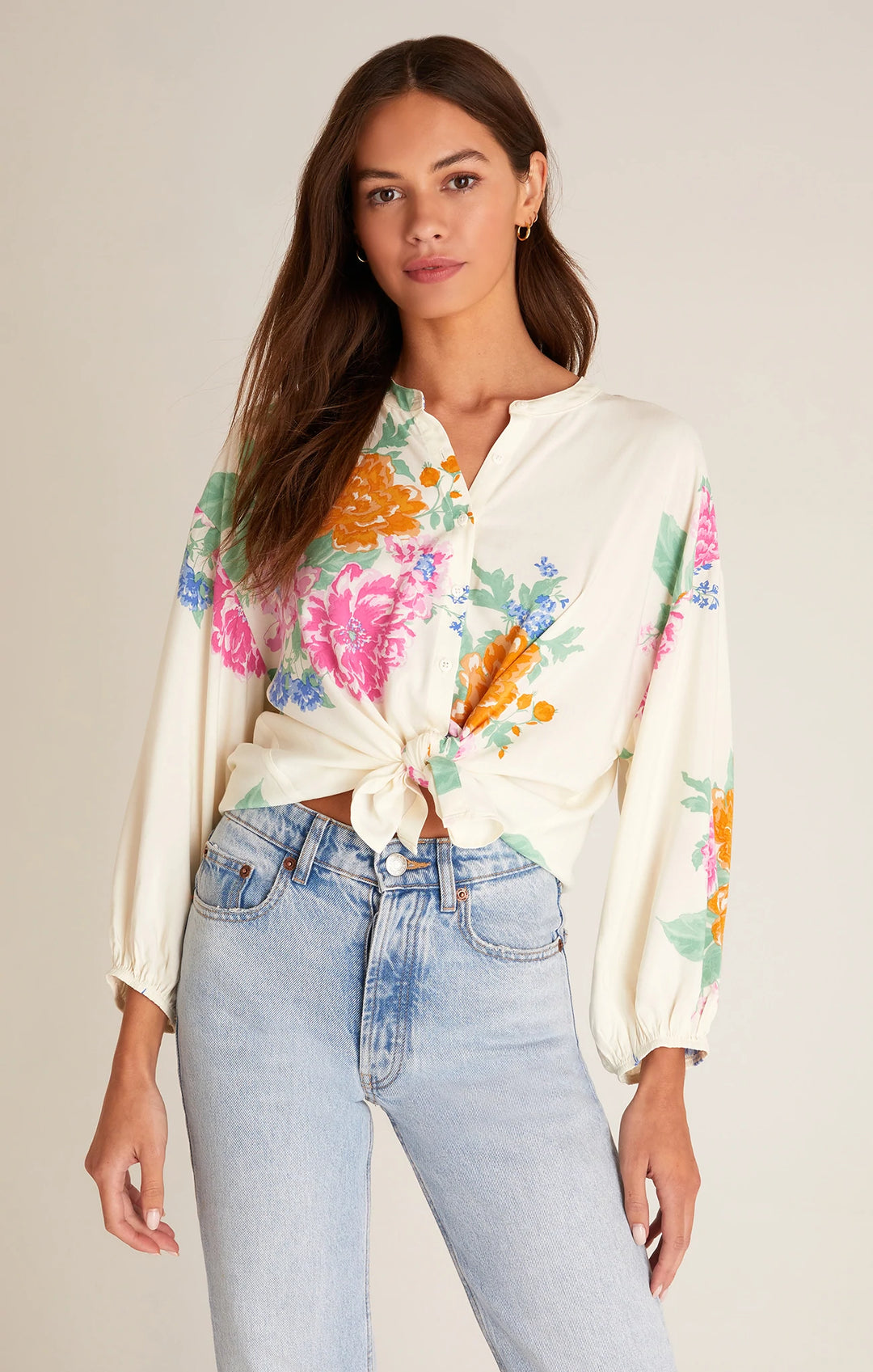 Z Supply Clarisa Floral Top