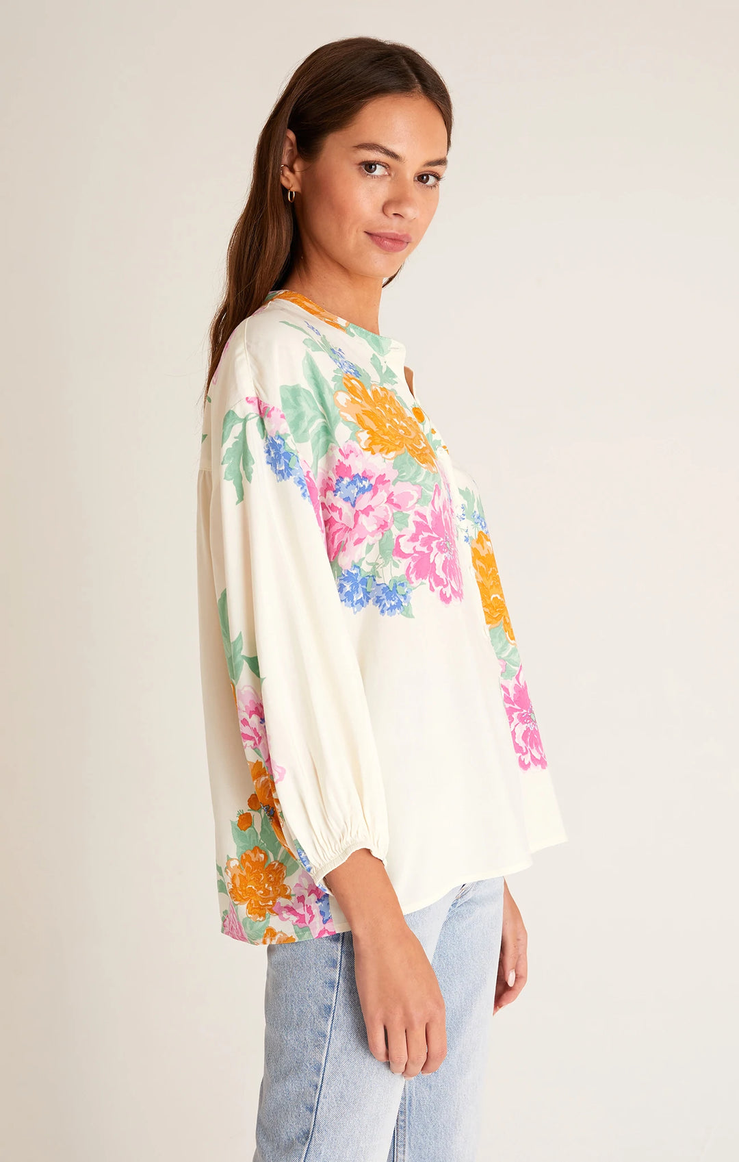 Z Supply Clarisa Floral Top