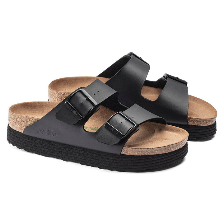 Birkenstock Arizona Platform Birko-Flor Vegan - Étroit