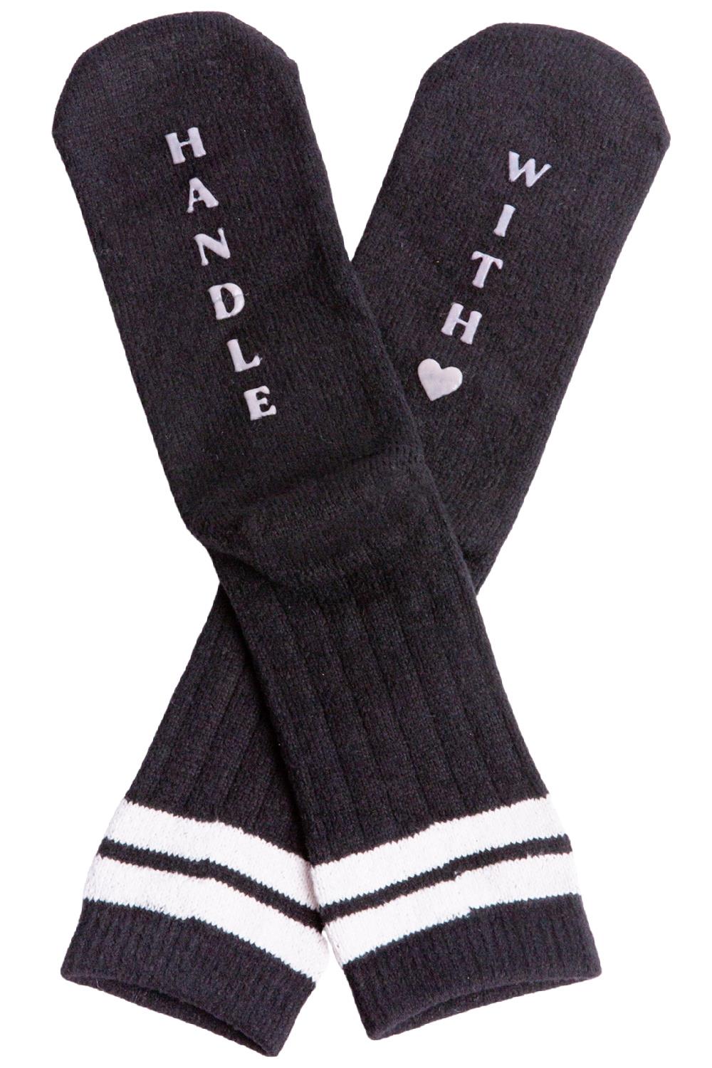 PJ Salvage Fun Socks Handle With Love Socks