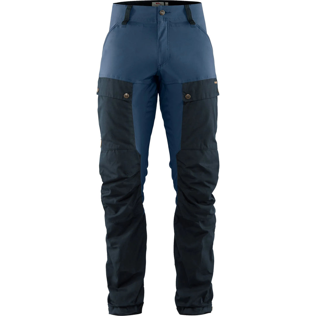 FJÄLLRÄVEN Keb Trousers Regular - Dark Navy / Uncle Blue