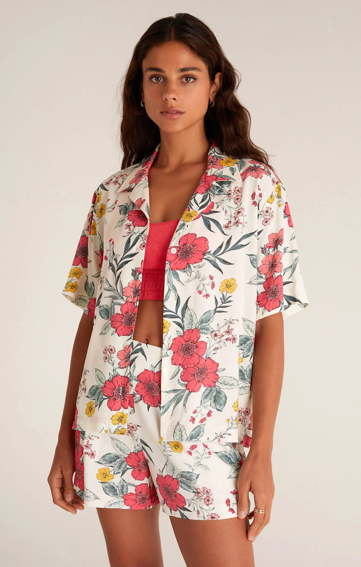 Z Supply Resort Floral Shirt