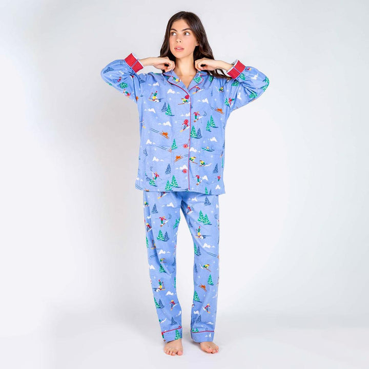 PJ Salvage Flannels Skiers PJ Set