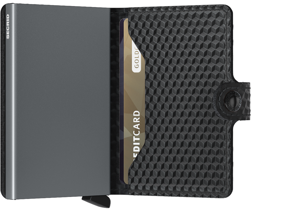 Secrid Mini Wallet - Cubic Black / Titanium