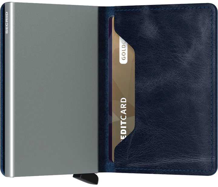 Secrid Slim Wallet - Vintage Blue