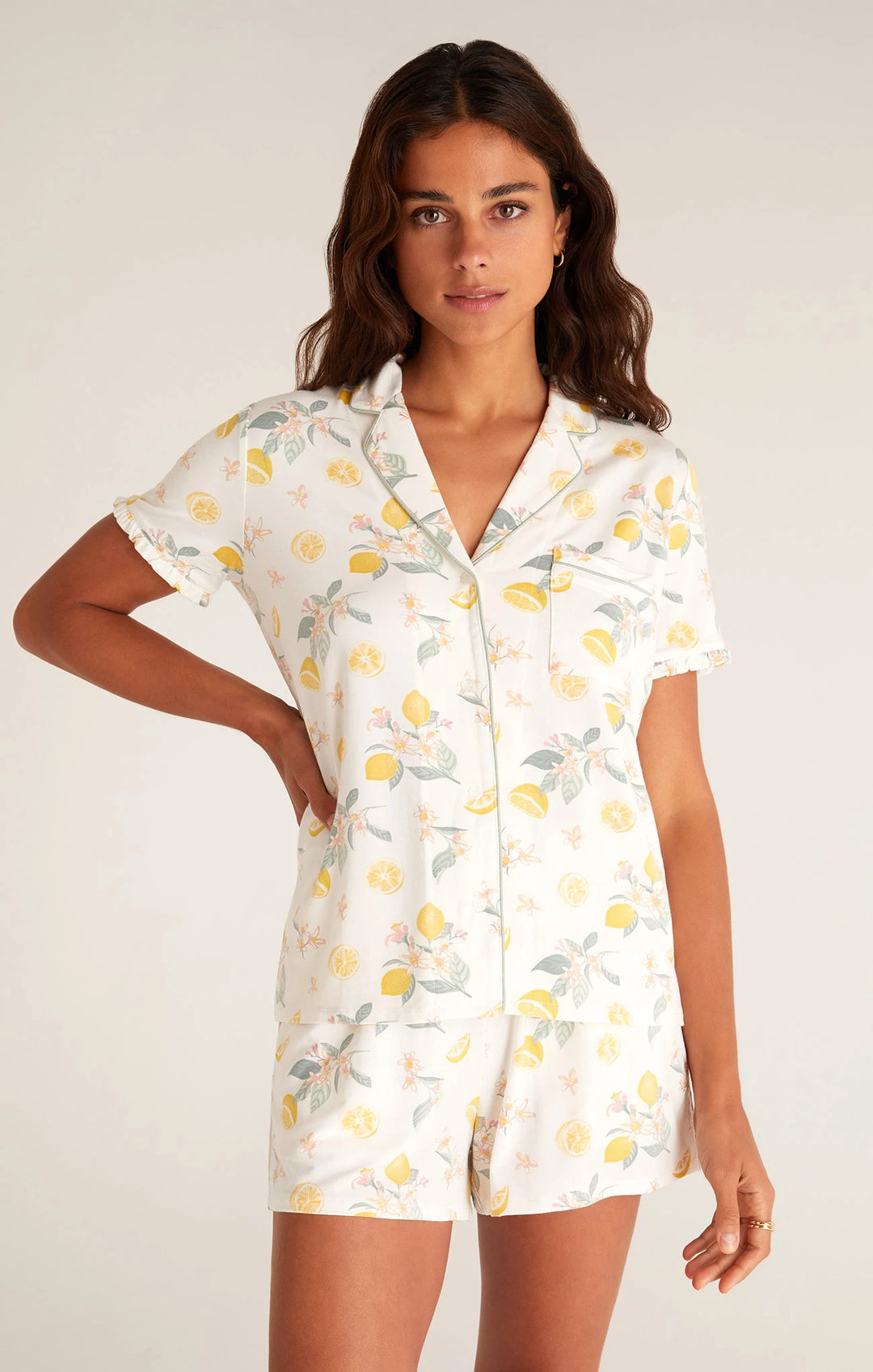 Z Supply Summer Lemon PJ Set