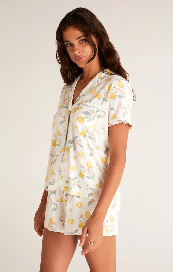 Z Supply Summer Lemon PJ Set