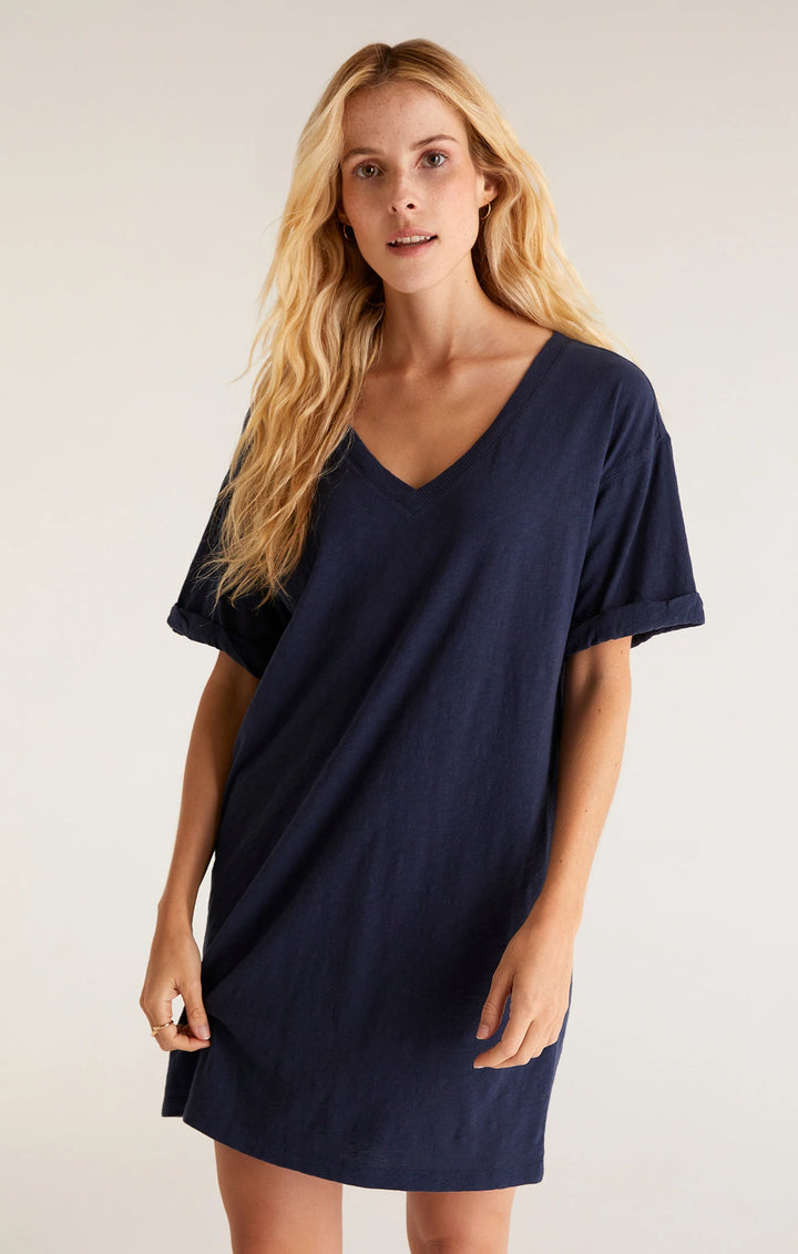 Z Supply V-Neck T-Shirt Dress